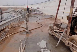 葫芦岛公路钻孔施工